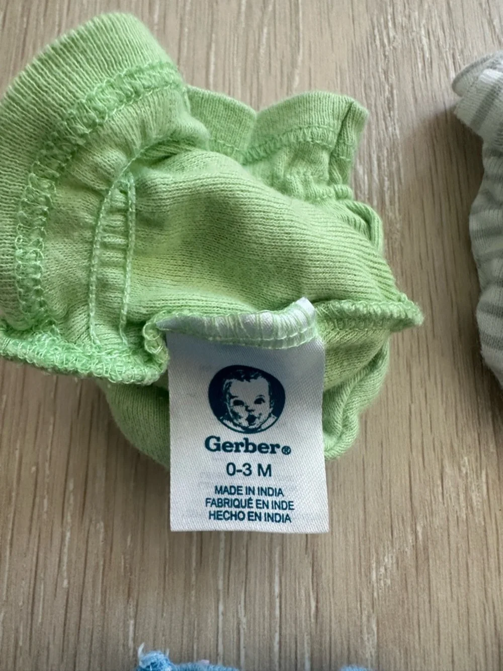 Gerber Set of 4 Baby Mittens 3M Multicolored
